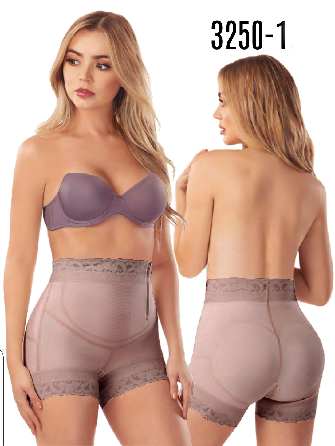 Short Colombian Shapewear Powernet Thaxx