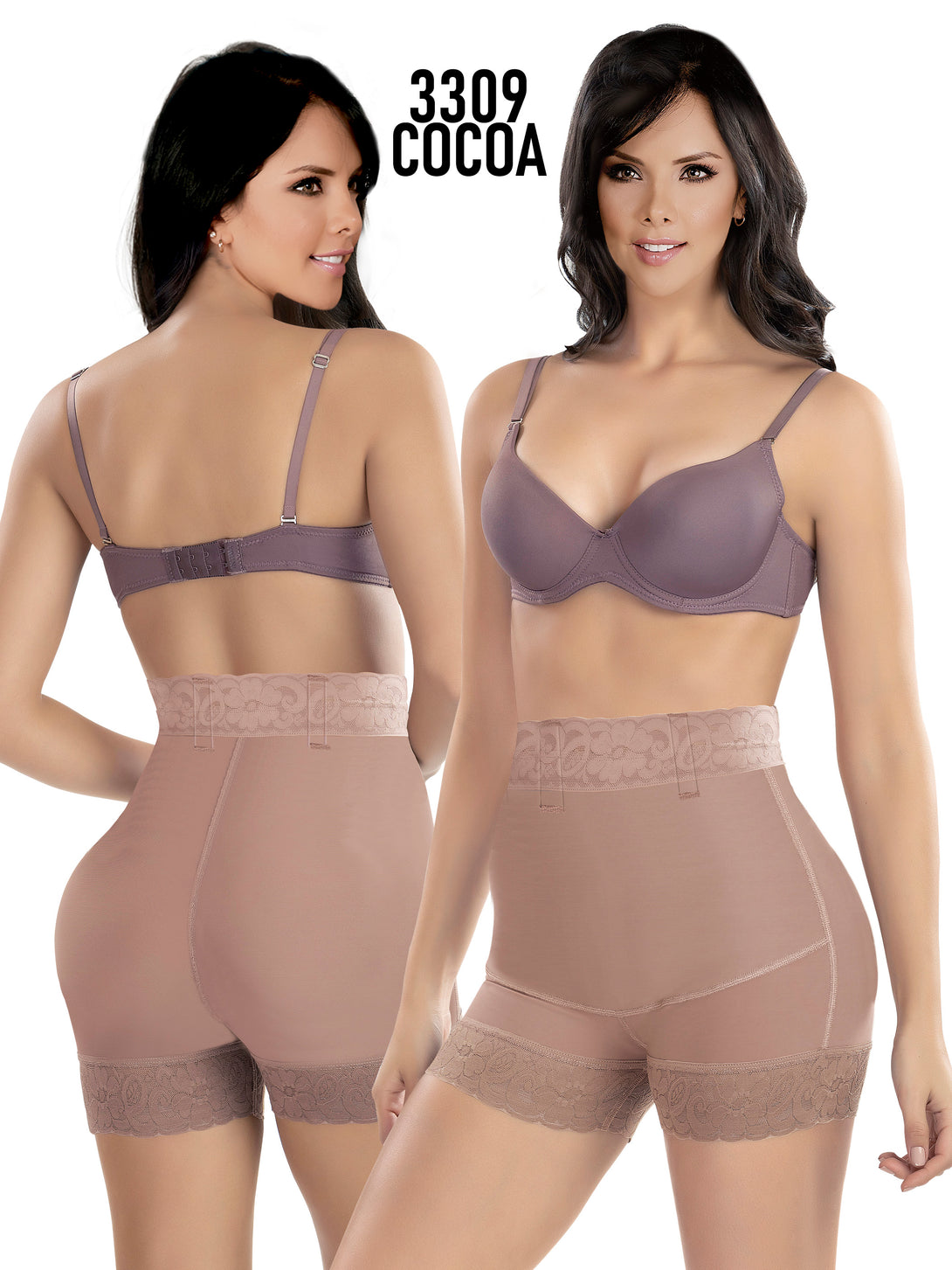 Short Colombian Shapewear Powernet Thaxx